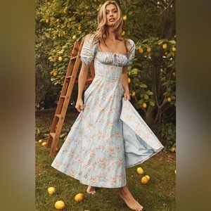 House of CB Tallulah Puff Sleeve Maxi Dress